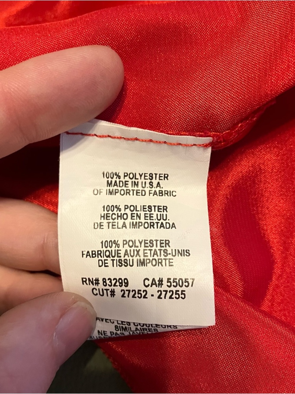 Nicole Miller Red Satin Cowl Neck Cami Small - Picture 5 of 5